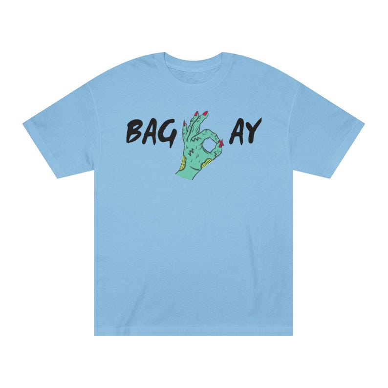 Bagway EASY Money Unisex Classic Tee, Funny Graphic T-Shirt for Halloween, Casual Wear, Gift for Friends, Streetwear Style, Unique Design image 7