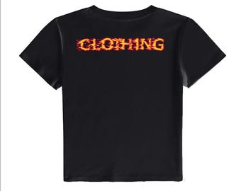 Bagway Fire Flame Unisex Core Baby Tee(200GSM)
