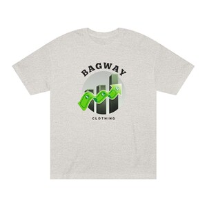 BAGWAY Retro Unisex Classic Tee, Casual Graphic Shirt, Vintage Style Top, Cool Gift for Teens, Street Style Apparel, Summer Fashion image 2