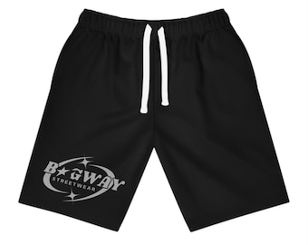 BagWay Athletic Long Shorts - B'GWAY Streetwear, Casual Gym Wear, Summer Activewear, Youth Sports Shorts, Comfortable Outdoor Shorts