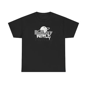 BAGWAY Its your world Unisex Heavy Cotton Tee - Street Style Graphic Shirt, Gift for Hip Hop Lovers, Casual Wear, Birthday, Music Festival