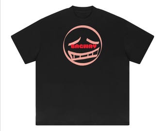 Bagway Expectations Unisex Oversized Heavyweight  Solid Color T-Shirt(420GSM)
