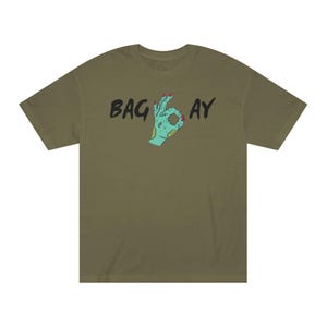 Bagway EASY Money Unisex Classic Tee, Funny Graphic T-Shirt for Halloween, Casual Wear, Gift for Friends, Streetwear Style, Unique Design image 6
