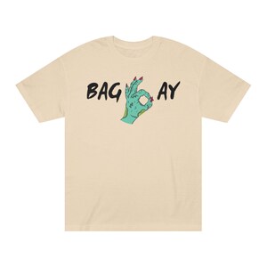 Bagway EASY Money Unisex Classic Tee, Funny Graphic T-Shirt for Halloween, Casual Wear, Gift for Friends, Streetwear Style, Unique Design image 3