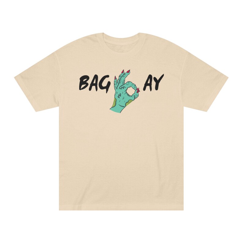Bagway EASY Money Unisex Classic Tee, Funny Graphic T-Shirt for Halloween, Casual Wear, Gift for Friends, Streetwear Style, Unique Design image 3