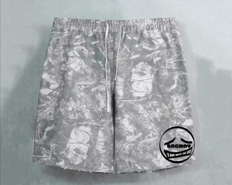 Bagway Expectations Unisex Heavyweight 100% Cotton French Terry Camo Shorts (400GSM)