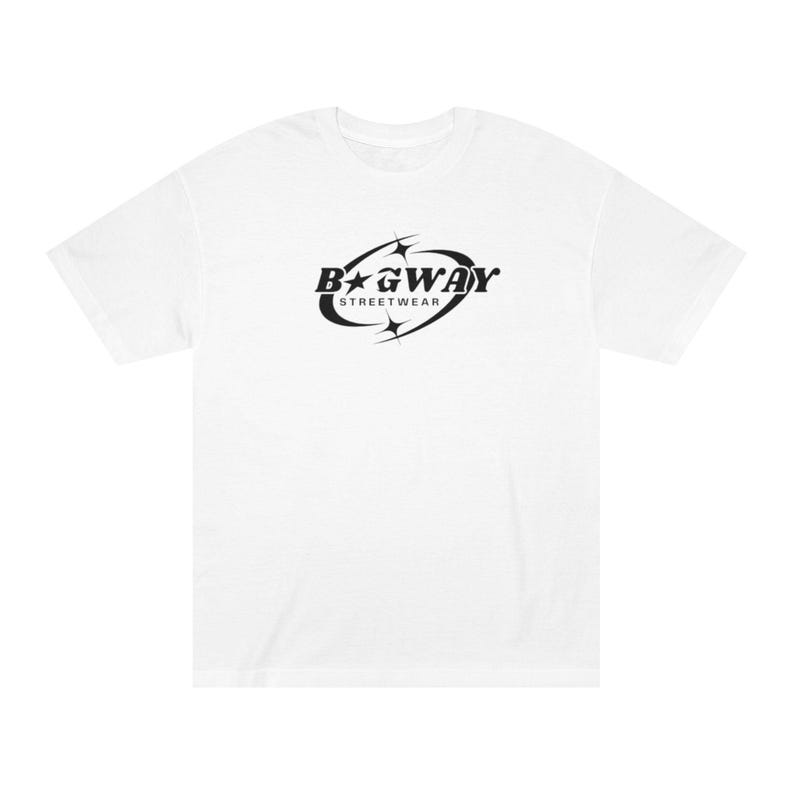 BAGWAY Retro Unisex Classic Tee, Casual Graphic Shirt, Vintage Style Top, Cool Gift for Teens, Street Style Apparel, Summer Fashion image 1