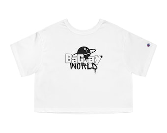 Bagway World graphic cropped tee | Cropped T-Shirt