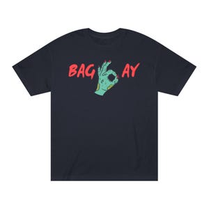 Bagway EASY Money Unisex Classic Tee, Funny Graphic T-Shirt for Halloween, Casual Wear, Gift for Friends, Streetwear Style, Unique Design image 9