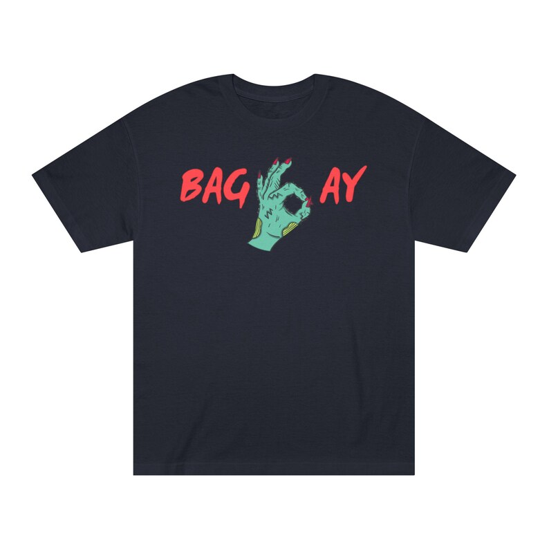 Bagway EASY Money Unisex Classic Tee, Funny Graphic T-Shirt for Halloween, Casual Wear, Gift for Friends, Streetwear Style, Unique Design image 9