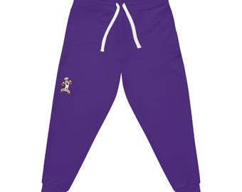 BAGWAY Purple Joggers - Comfortable Athleisure Pants for Men and Women, Workout Sweatpants, Casual Lounge Wear, Apparel, Sports Trousers
