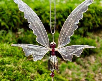 Fairy Wing Crystal Suncatcher: Epoxy Home Decor