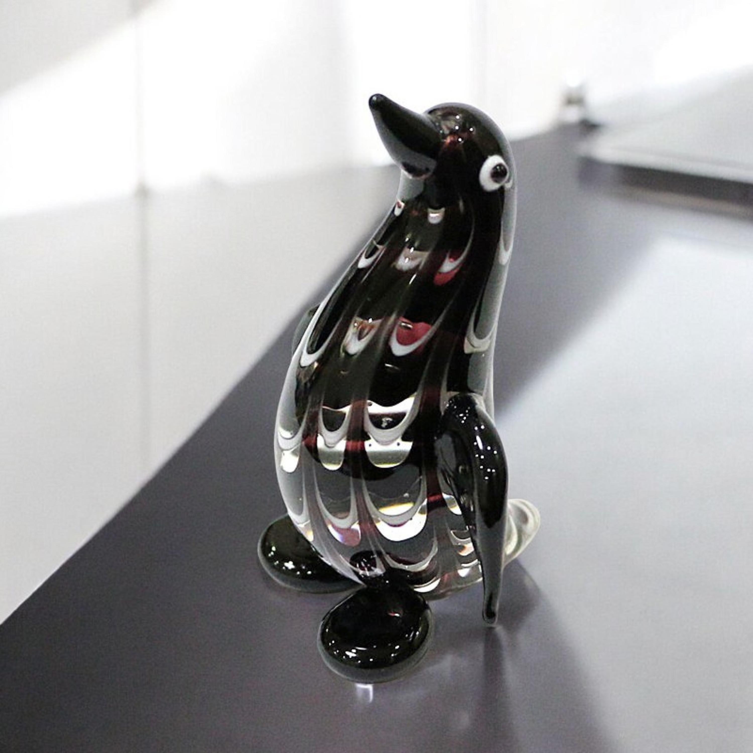 Murano glass penguin - Etsy 日本