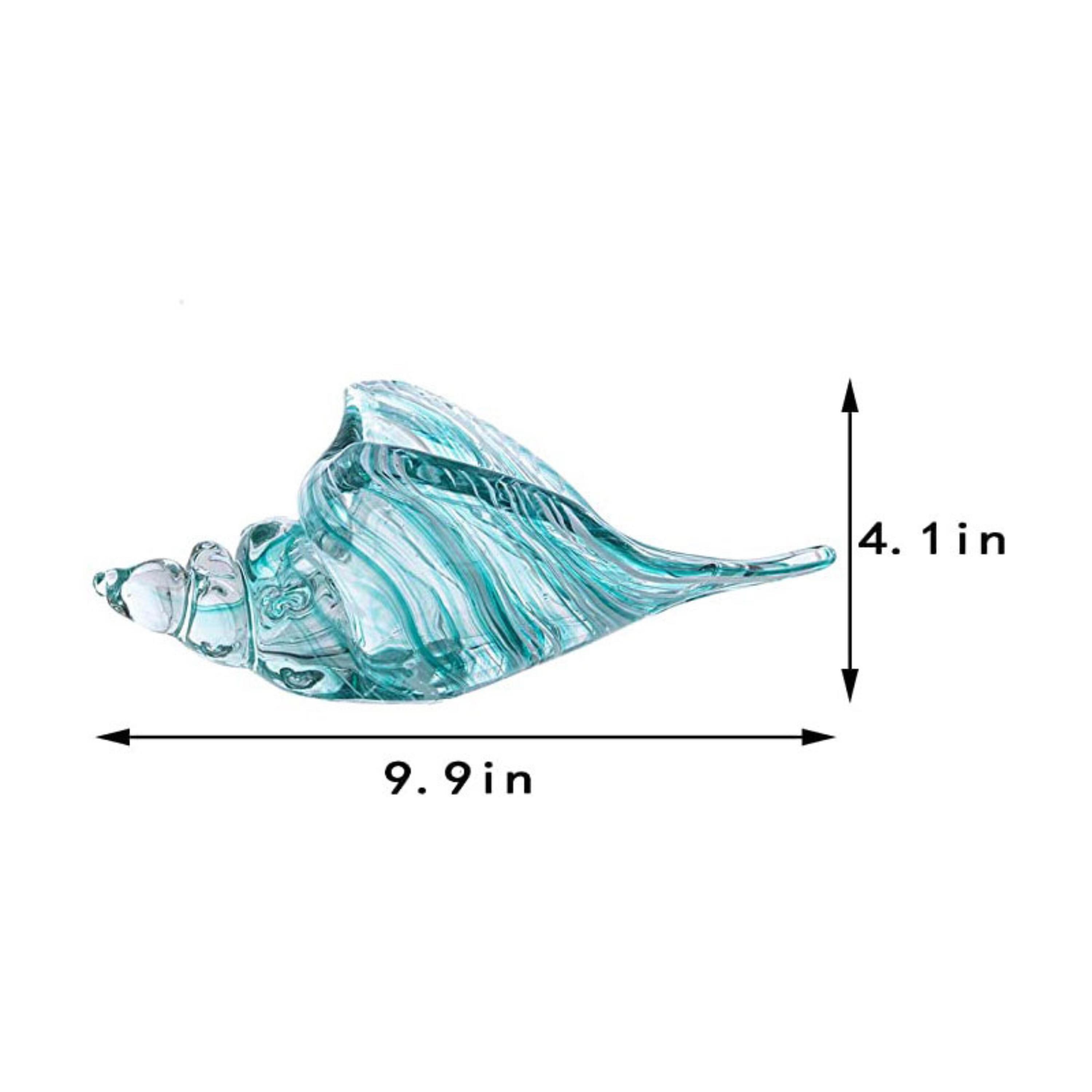 Conchiglia In Vetro Soffiato A Mano – Decorazione Marina Per Casa | Collezione Animali Marini | Ornamento Per Acquario O Scaffale | Regalo Elegante