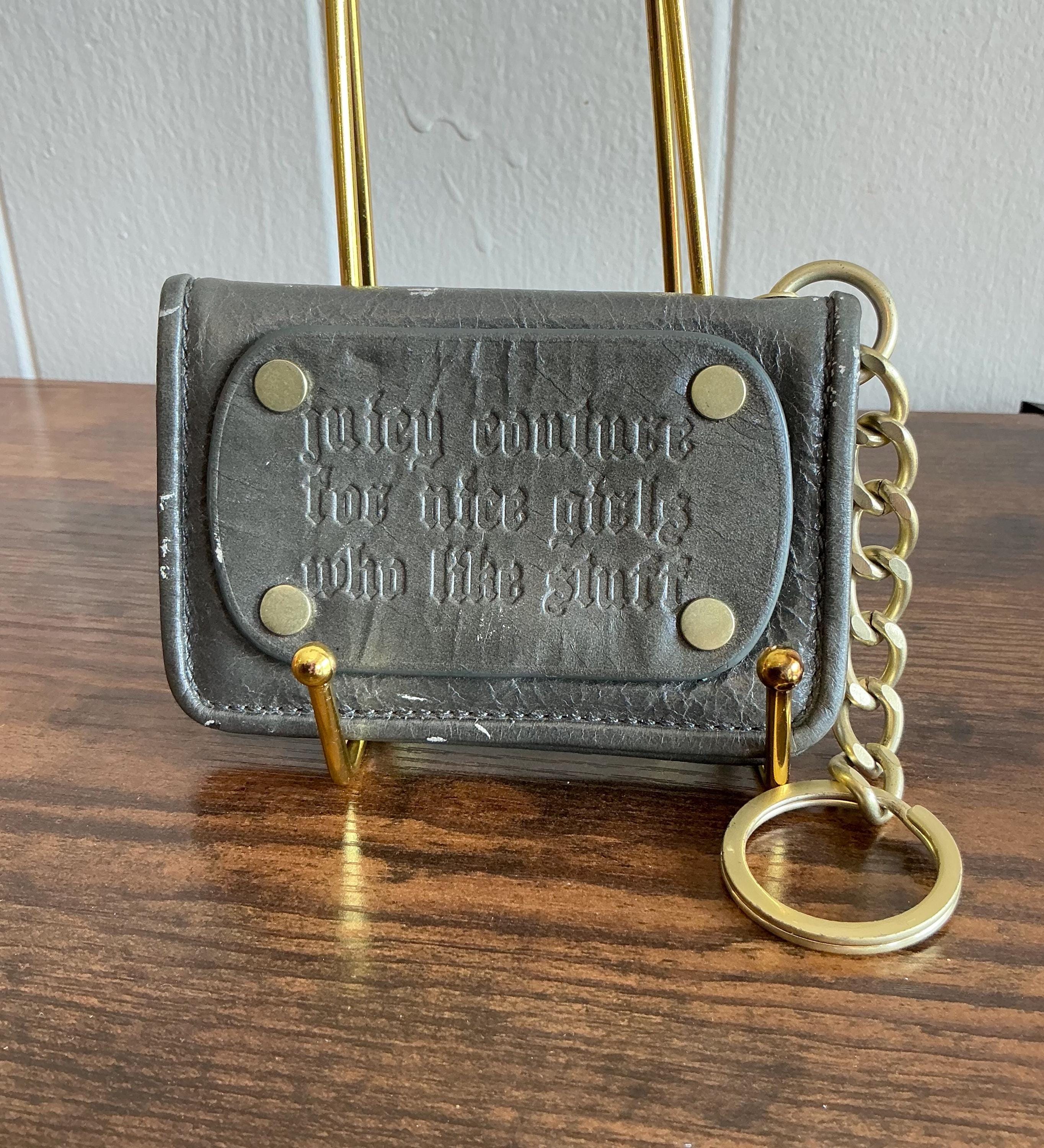 ジューシークチュール 折り財布 ラウンドジップ レアカラー＆デザイン モノグラム Juicy Couture - ジューシークチュール 折り財布 ラウンドジップ レア