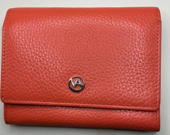 Un très rare portefeuille vintage en cuir zippé en excellent état Valentina