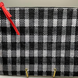 A Rare Vintage Marc By Marc Jacobs Zip Plaid Vintage Rare Pouch Cosmetic Bag