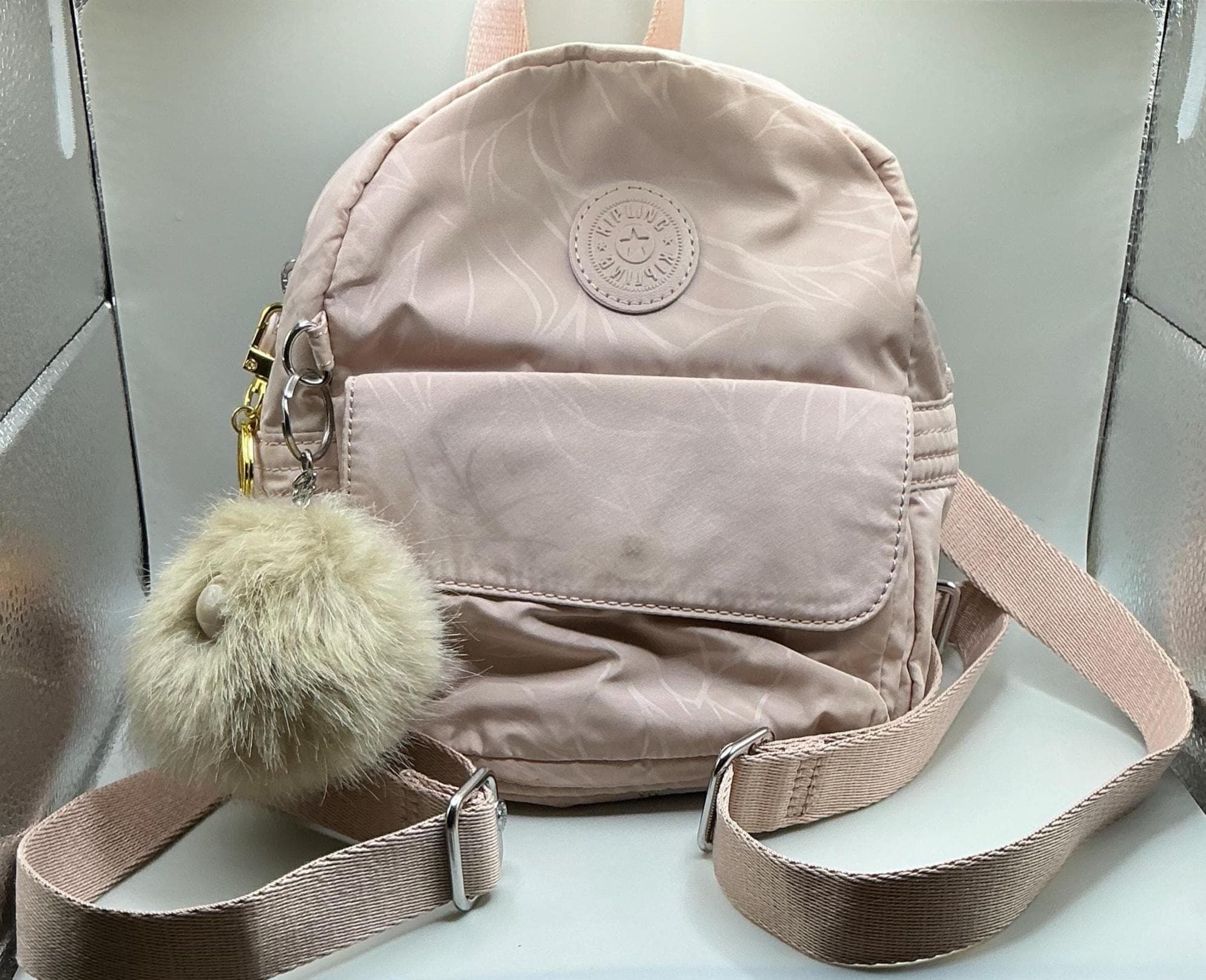 Kipling Campana Backpack Kipling Tasche Cognac Vintage Kipling Bag