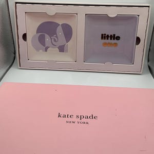 NWT Kate Spade New York x Lenox Little Ones Special Little Plates Jewelry Trays