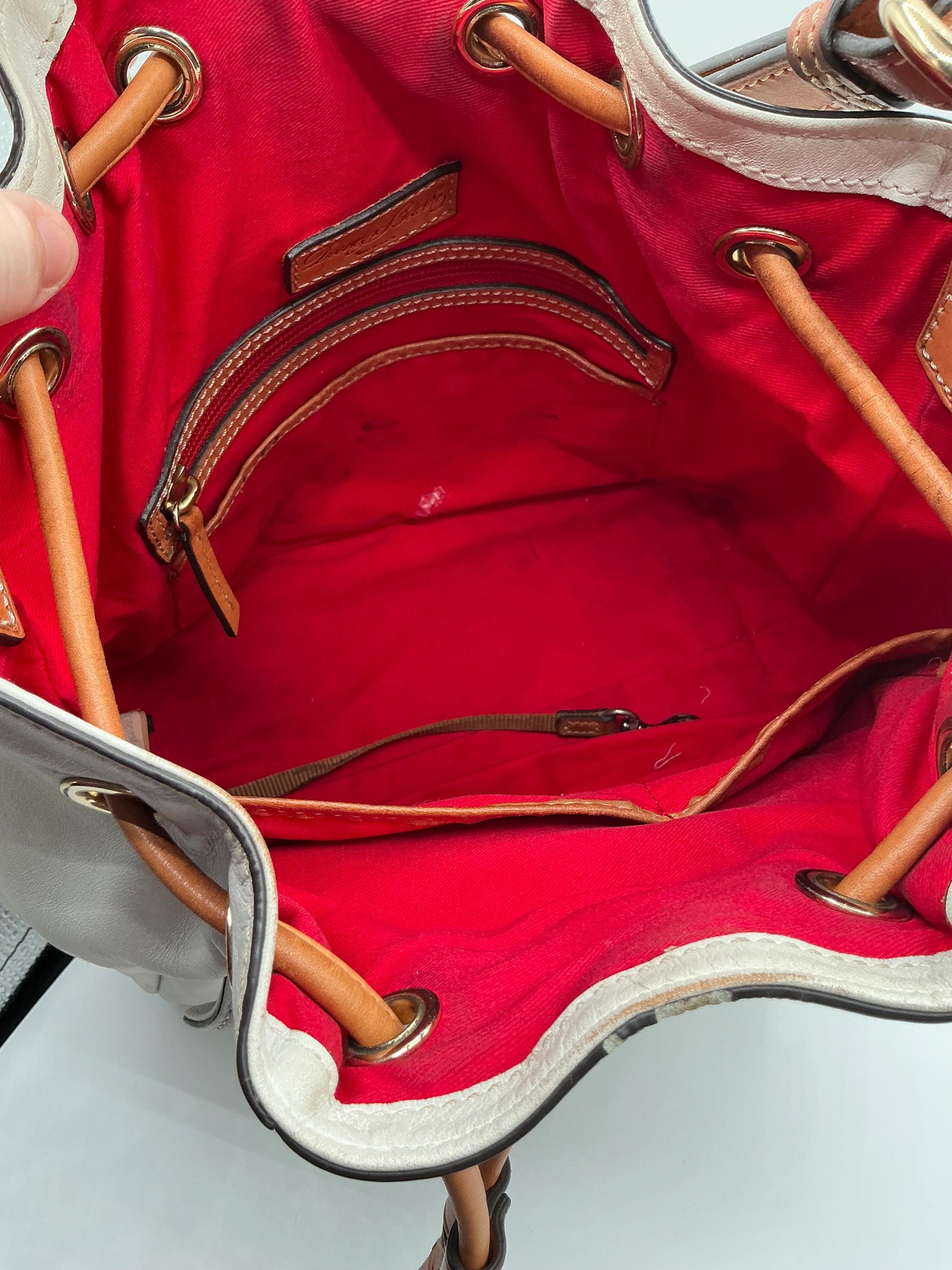 A Rare Out of Stock Vintage Dooney & Bourke White Drawstring  display picture 1