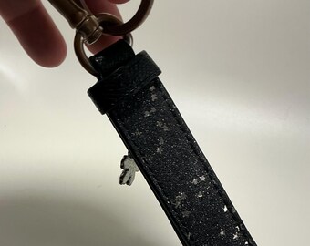 A Rare HTF Out of Stock Coach Star Glitter Loop Bag Charm Bag Clip