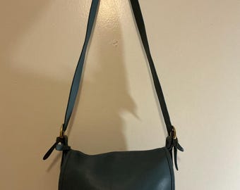 Rare Vintage Powder Blue Old Coach Made in USA 4150 Leather