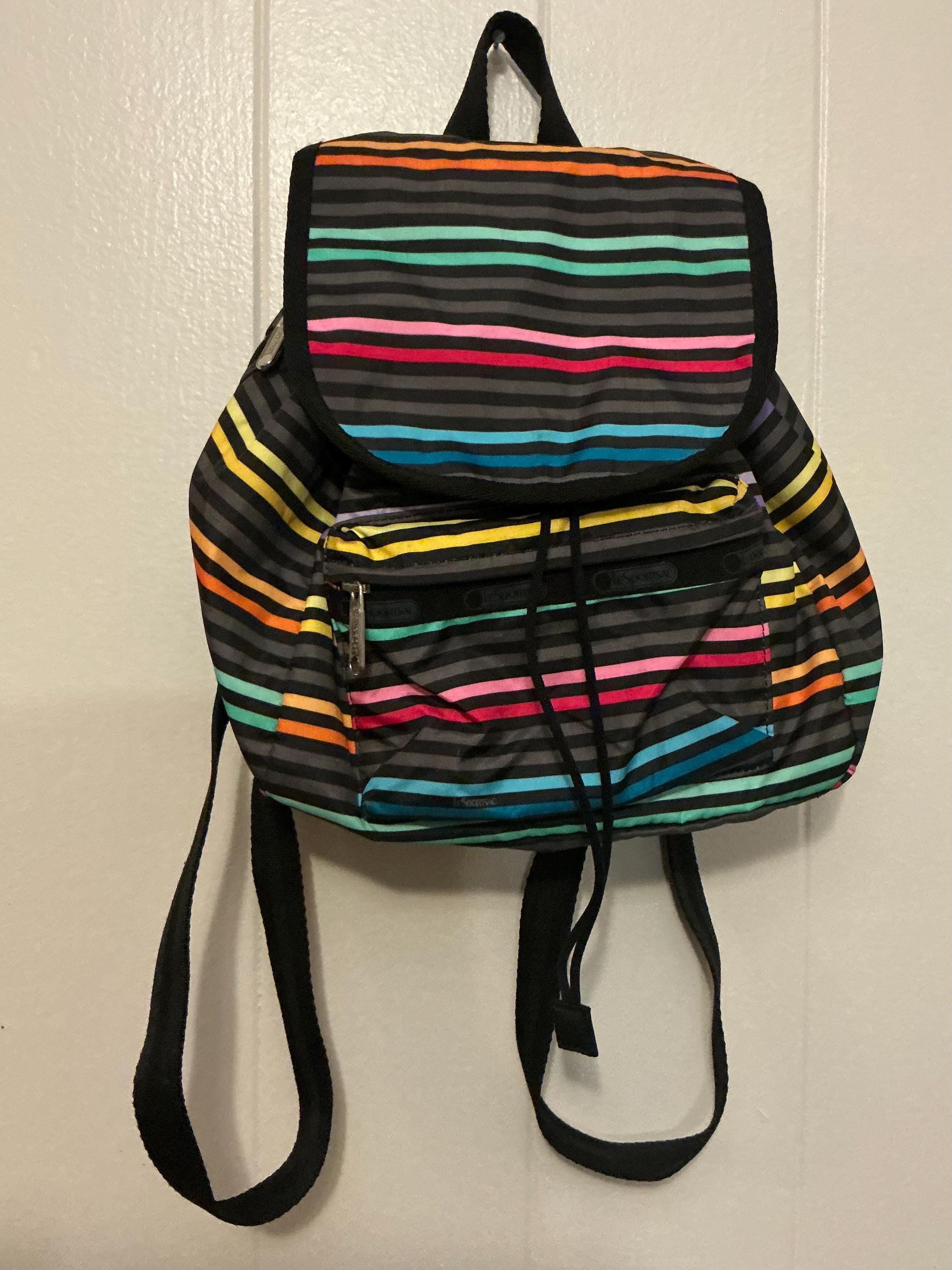 Large Le SportSac Voyager Backpack Straps Drawstring Lots of Pockets Travel Lesportsac Voyager Backpack | Desertcart Gibraltar main image 3