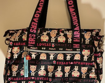 Rare Harajuku Lovers Gwen Stefani Vintage Fatal Attraction To Cuteness Large Bag