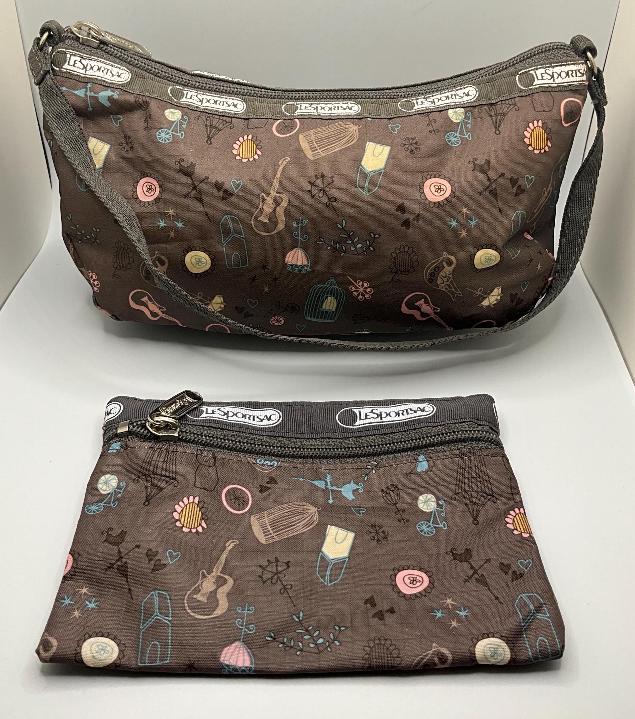 Vintage Lesportsac Made in the USA Shoulder Rare Discontinued 
