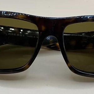 A Very Rare Pair Of Vintage Burberry Tortoise Brown Women’s Sunglasses