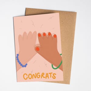 Félicitations High-Five | Carte de célébration
