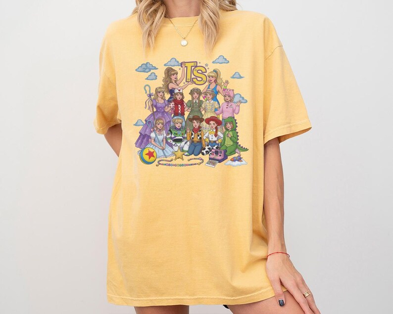 Vintage Tay Story TS T-Shirt, Toy Story 5 Shirt, WDW Disneyland Family Vacation 2026 Trip, Disney Pixar Fest image 9