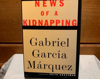 News of a Kidnapping by Gabriel García Márquez. Hardcover First American edition published by Alfred A. Knopf 1997