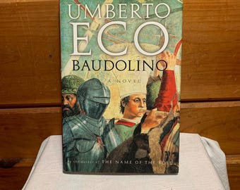 Baudolino by Umberto Eco, translated by William Weaver. Hardcover first edition, first US printing published by Harcourt 2002.