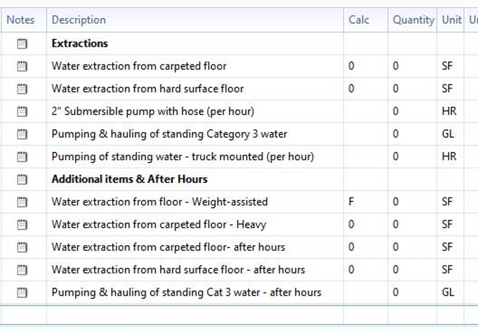Complete Water Mitigation Estimating Template for Xactimate - Etsy