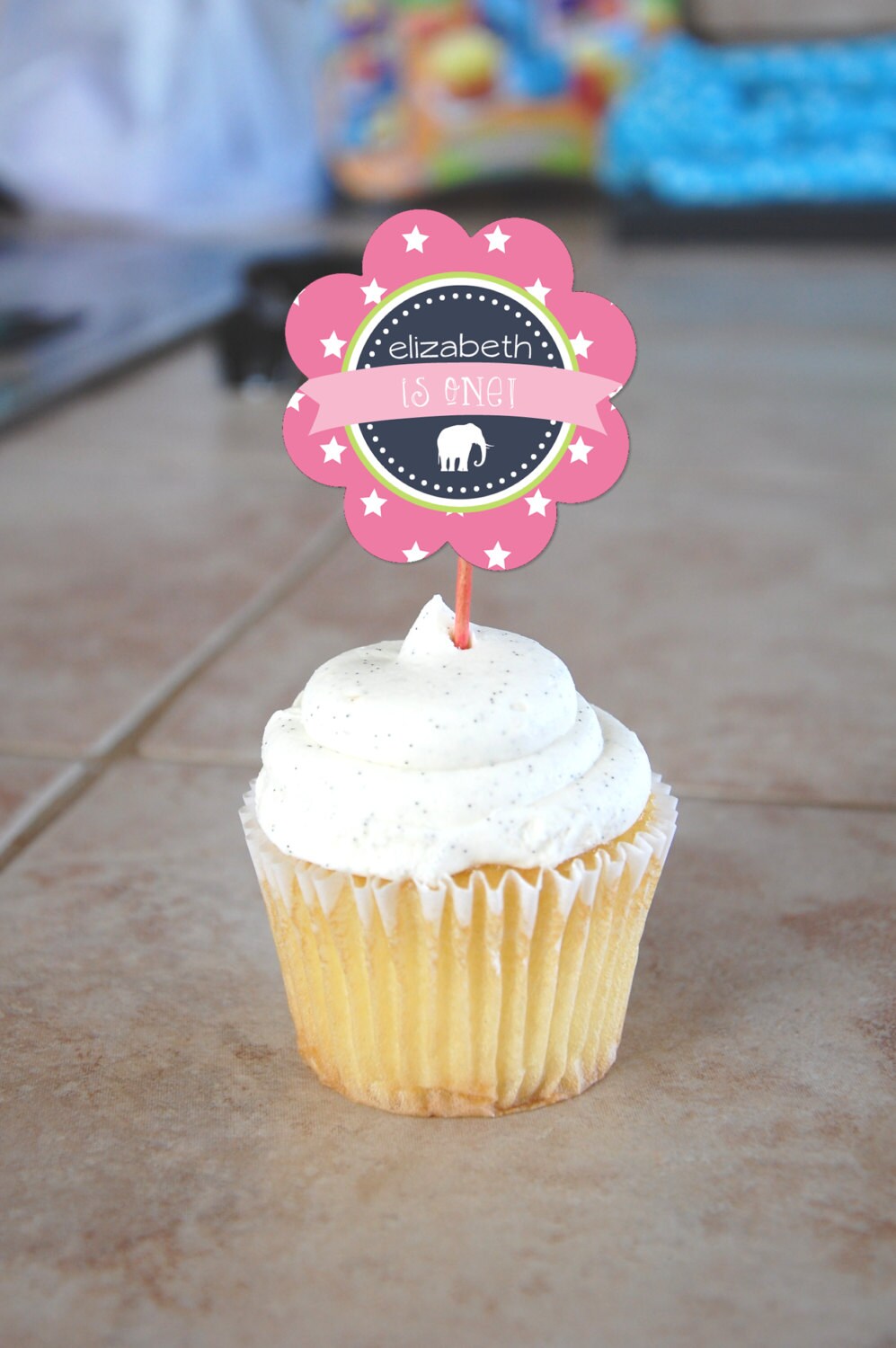 Zoo Animal Birthday Cupcake Toppers/party Squares Three Etsy