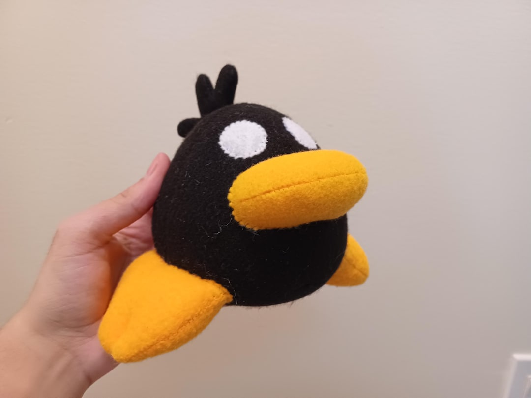 手作りのラファエル・ザ・レイヴンぬいぐるみ：ヨッシーアイランド