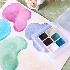 Schmincke 2025 New Colors – 1ml Repackaged Watercolor Pans | Set of 5 Signature Edition Colors