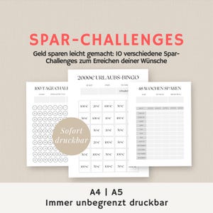 Saving Challenge 2025 | Money saving game | Small change savings challenge | Saving games download | to print | A4 A5 pdf