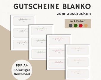 Printable vouchers | Voucher for time together | Voucher template | Last-minute gift | Time instead of stuff | Customizable