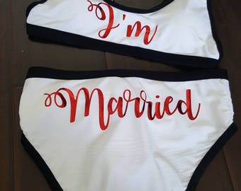 bride 2 piece bathing suit