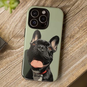 Custom Bulldog Phone Case, Merch Bulldog Mom Gifts, Personalized English Bulldog Phone Cover for iPhone, Samsung Galaxy & Google Pixel