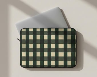 Karierte Laptop Hülle Gingham kariert MacBook Air & MacBook Pro Hülle Computer Tasche für MacBook Lenovo Dell HP 12 "13 "15"