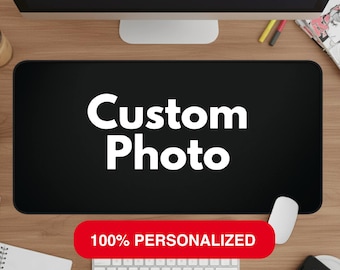 Custom Desk Mat, Personalized Mouse Pad, Photo Mousepad XL, Extra Large TCG Playmat, Original Keyboard Mat, Custom Gamer Gift, Office Decor