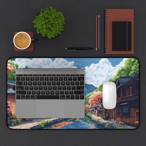 Pixel Art Desk Mat, Pixel Art Mousepad, XL Desk Mat, Large Desk Mat, Gamer Mouse Pad, Computer Desk Mat, Gaming Keyboard Mat, Anime Playmat image 6
