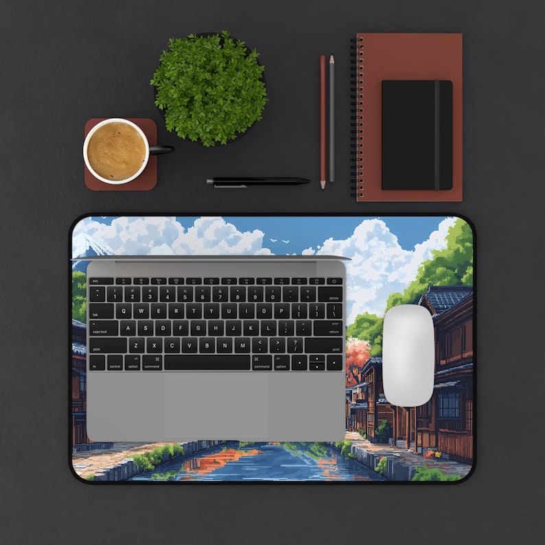 Pixel Art Desk Mat, Pixel Art Mousepad, XL Desk Mat, Large Desk Mat, Gamer Mouse Pad, Computer Desk Mat, Gaming Keyboard Mat, Anime Playmat image 8