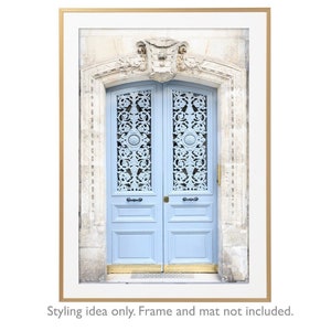 Paris Photography - Blue Door in the Marais, Paris blue door, Paris Art Print, Gallery Wall, Large Wall Art, French Home Decor