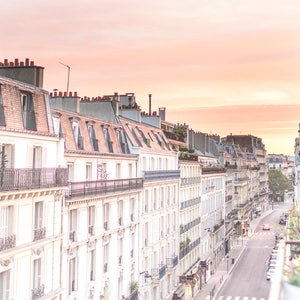 Paris Photography - Bonjour Paris, Dawn on Rue Saint Dominique, Travel Photograph, Large Wall Art, French Home Decor, Gallery Wall