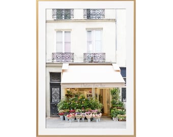 Paris Photography - Story of a Flower Shop, Paris Art Print, Gallery Wall, Large Wall Art, French Home Decor