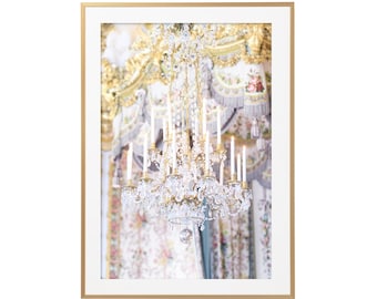 Paris Photography - Petit Chandelier, Versailles, Paris Art Print, Gallery Wall, Large Wall Art, French Home Decor